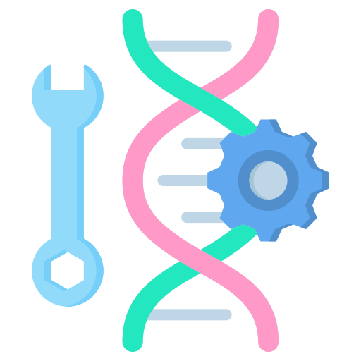 Genetic engineering Generic color fill icon