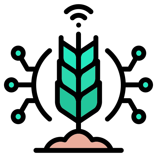 inteligentne rolnictwo Generic color lineal-color ikona