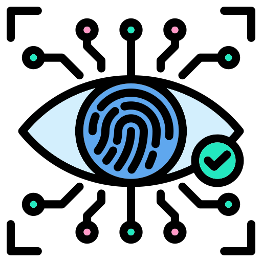 biometria Generic color lineal-color ikona