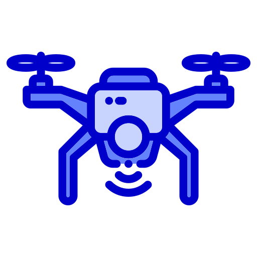 Smart drone Generic color lineal-color icon