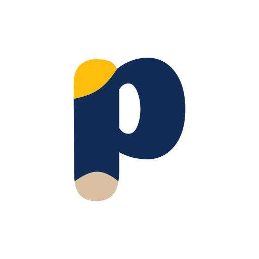 편지 p Generic color fill icon