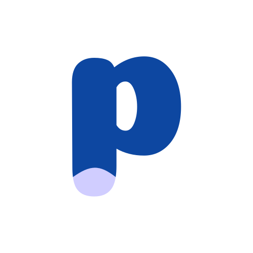 편지 p Generic color fill icon