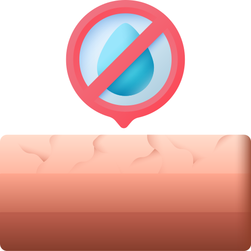 Dry skin 3D Color icon