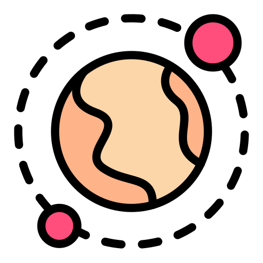 orbita Generic color lineal-color icona