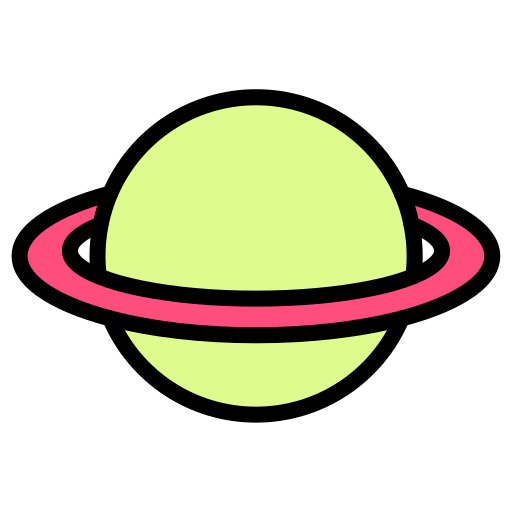 planète Generic color lineal-color Icône