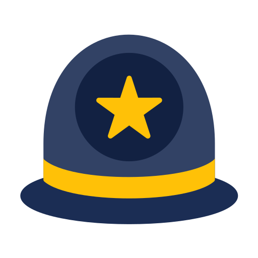 policja Generic color fill ikona