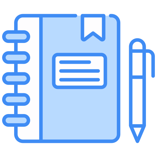 dagboek Generic color lineal-color icoon