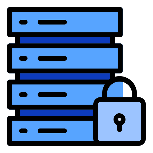 Database Generic color lineal-color icon