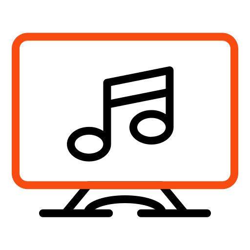 televisor Generic color outline icono