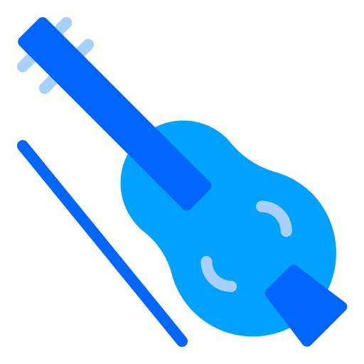 skrzypce Generic color fill ikona