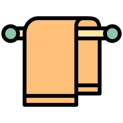 colgador de toallas Generic color lineal-color icono