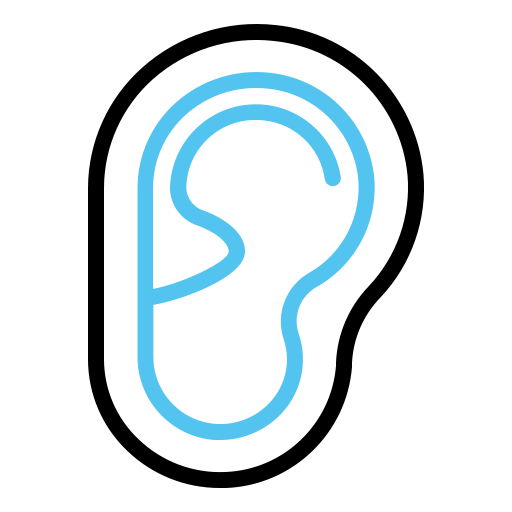 Ear Generic color outline icon