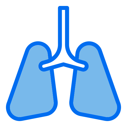 Lungs Generic color lineal-color icon