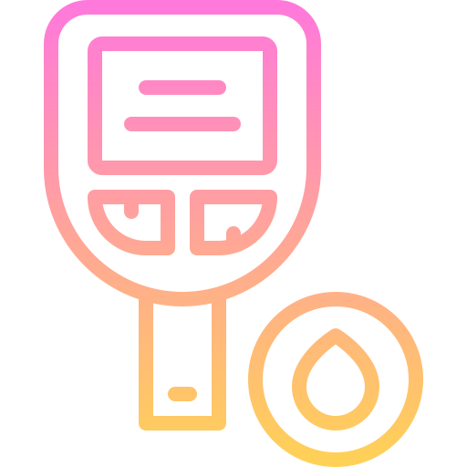 혈당계 Generic gradient outline icon