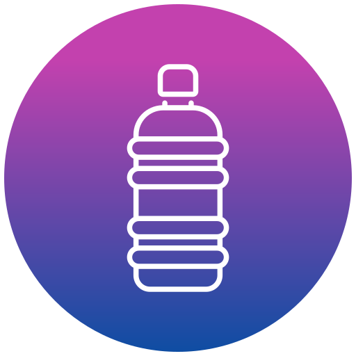 Mineral water Generic gradient fill icon