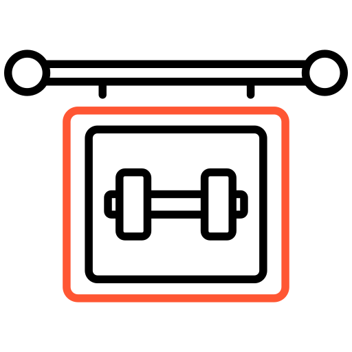 letrero Generic color outline icono