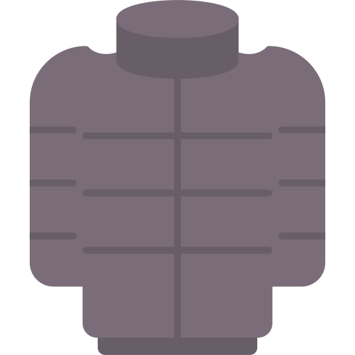 abrigo acolchado Generic color fill icono