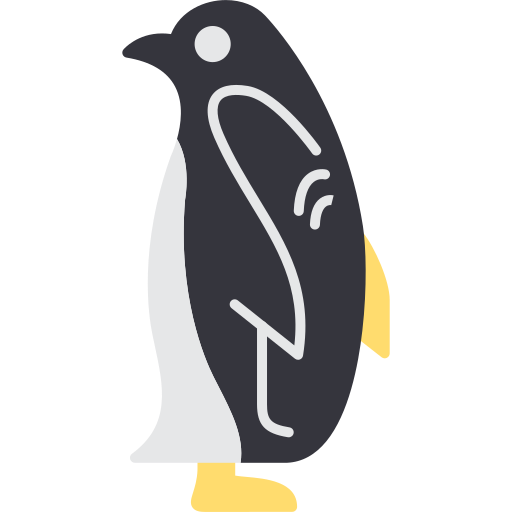 ペンギン Generic color fill icon