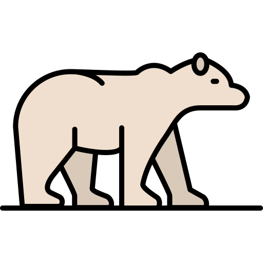 niedźwiedź polarny Generic color lineal-color ikona