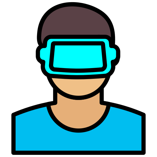 Oculus rift Generic color lineal-color icon