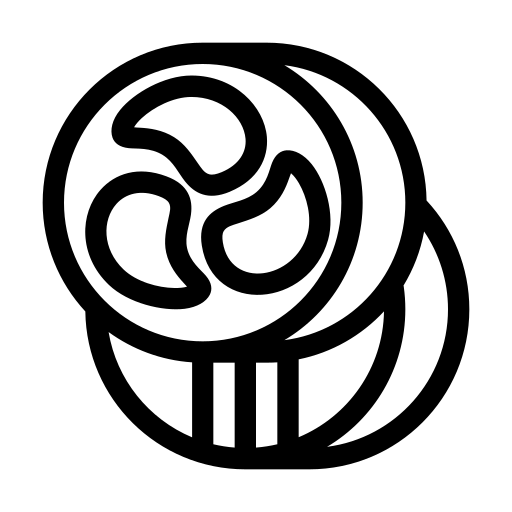 ダシク Generic black outline icon