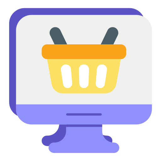 tienda de compras en línea Generic color fill icono