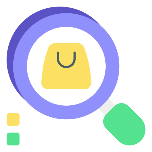 Search bag Generic color fill icon