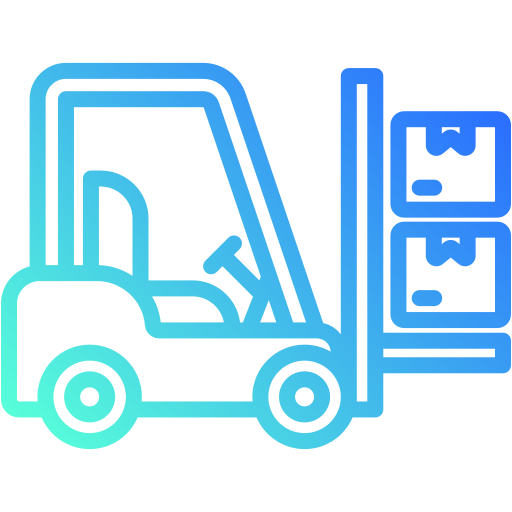 Forklift Generic gradient outline icon
