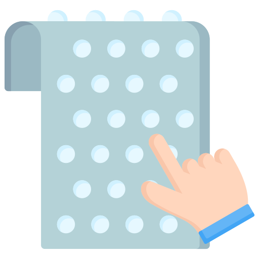 Bubble wrap Generic color fill icon