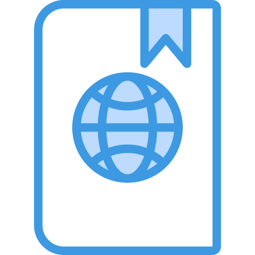 Заграничный пасспорт itim2101 Blue иконка