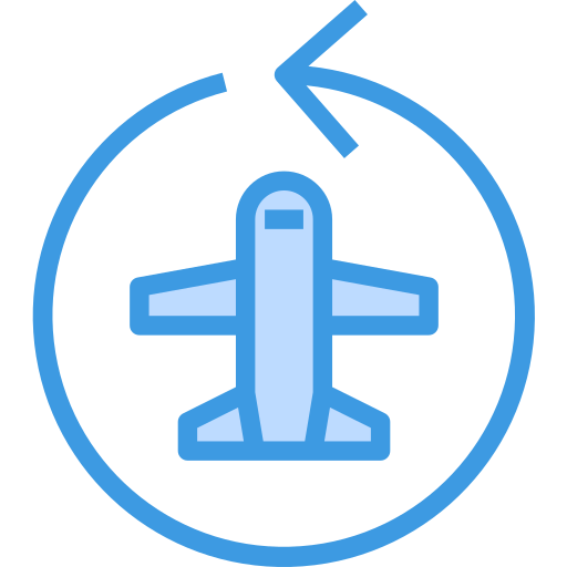 空港のアイコン itim2101 Blue icon