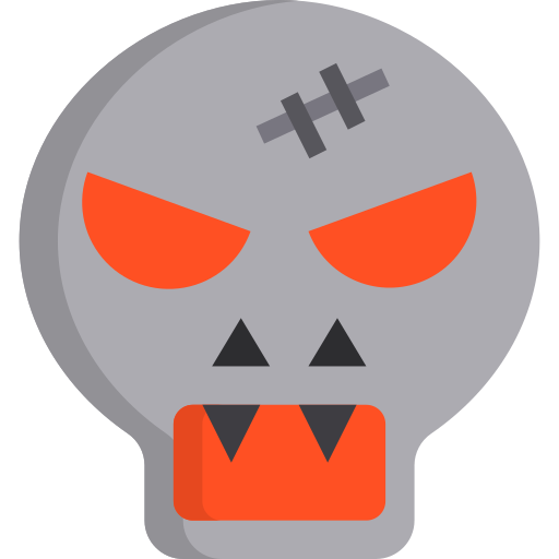 Skull itim2101 Flat icon