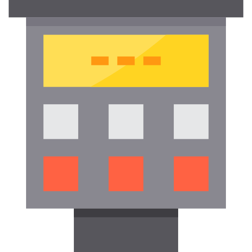 Electric meter itim2101 Flat icon