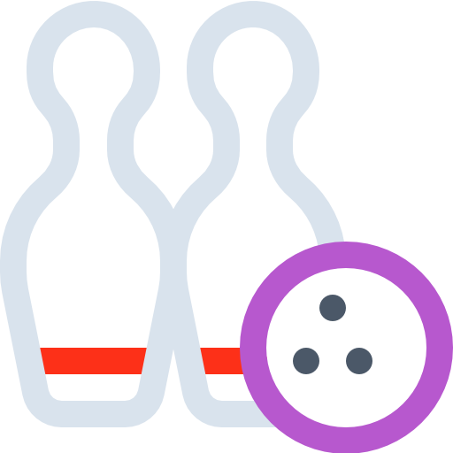 ボウリング Basic Rounded Lineal Color icon
