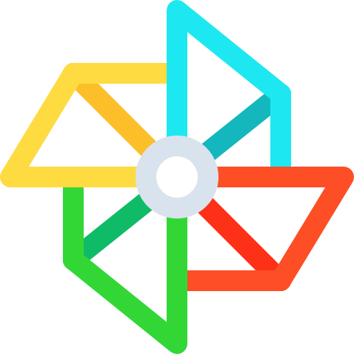 windmühle Basic Rounded Lineal Color icon