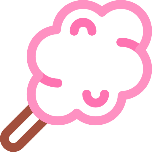 Cotton candy Basic Rounded Lineal Color icon