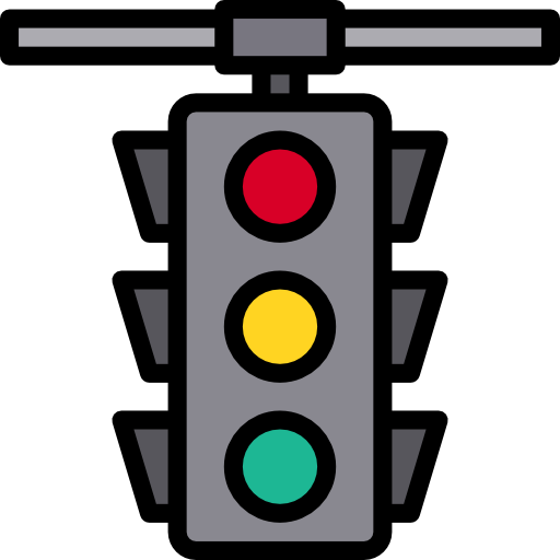 Traffic light itim2101 Lineal Color icon
