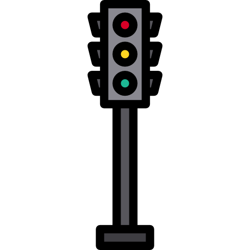 Traffic light itim2101 Lineal Color icon