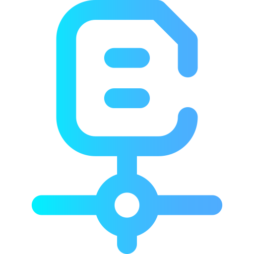 udostępnianie pliku Super Basic Omission Gradient ikona