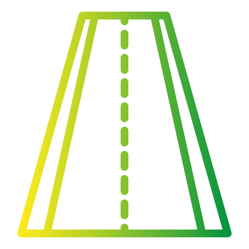 weg Generic gradient outline icoon
