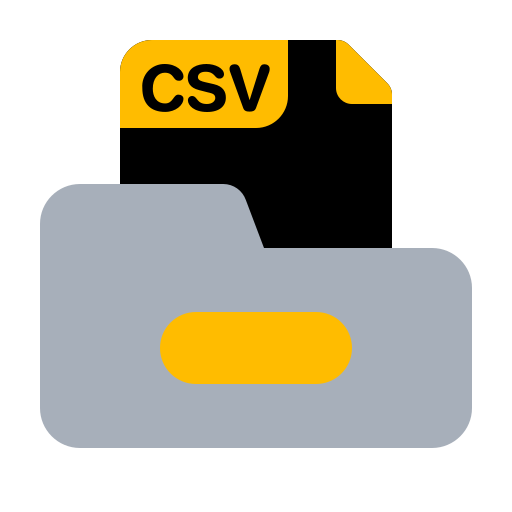 csv Generic color fill icono