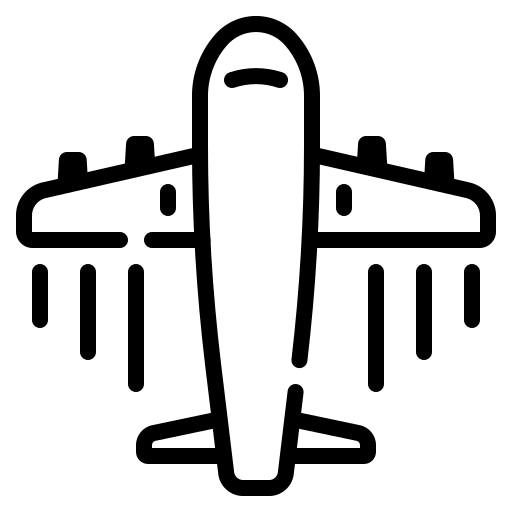 飛行機の飛行 Generic black outline icon