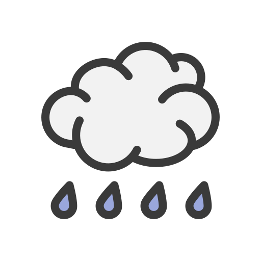 雨 Generic color lineal-color icon