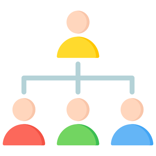 hierarchia Generic color fill ikona