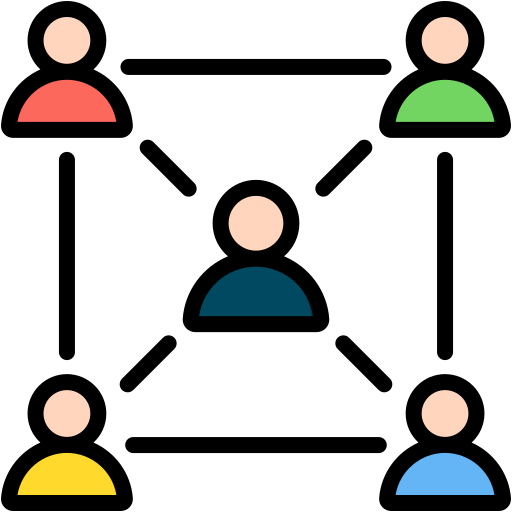 Relation Generic color lineal-color icon