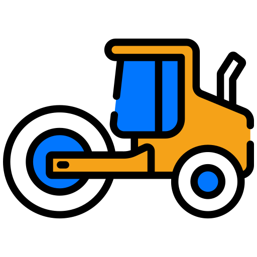 Road roller Generic color lineal-color icon