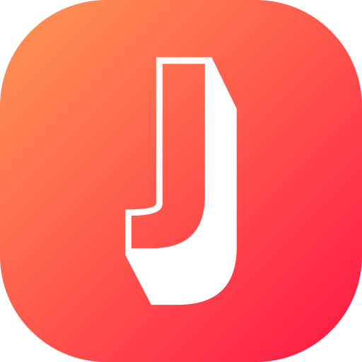 buchstabe j Generic gradient fill icon