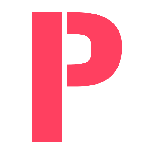 편지 p Generic color fill icon