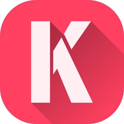 문자 k Generic color fill icon