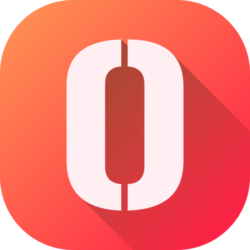 Letter o Generic gradient fill icon